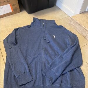 U.S Polo Assn. Men Blue zip up jacket